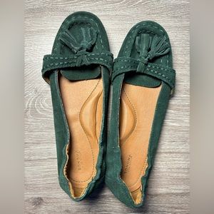 Sonoma flats, dark green, size 7